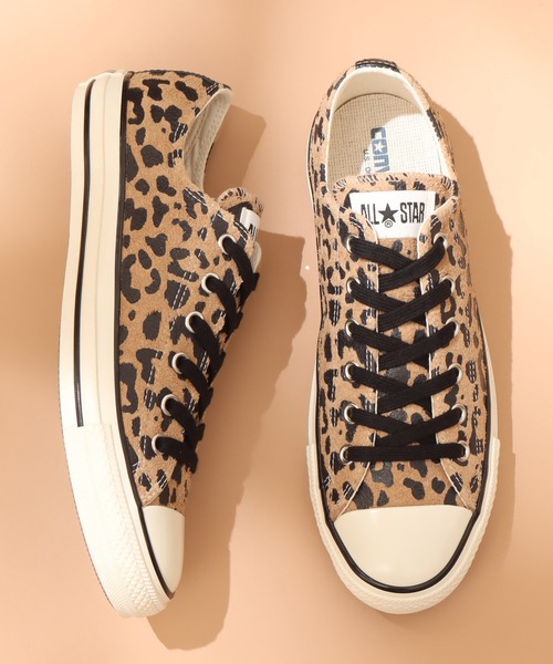 CONVERSE(コンバース)の「CONVERSE SUEDE ALL STAR US LEOPARD OX / コンバース スエード オールスター US レパード OX(スニーカー・メンズ・ブラウン・22.5cm/23.5cm/24.5cm/25.5cm/26.5cm/27.5cm/23.0cm/24.0cm/25.0cm/26.0cm/27.0cm/28.0cm)」の3枚目の写真