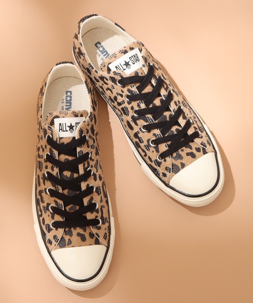 CONVERSE(コンバース)の「CONVERSE SUEDE ALL STAR US LEOPARD OX / コンバース スエード オールスター US レパード OX(スニーカー・メンズ・ブラウン・22.5cm/23.5cm/24.5cm/25.5cm/26.5cm/27.5cm/23.0cm/24.0cm/25.0cm/26.0cm/27.0cm/28.0cm)」の4枚目の写真