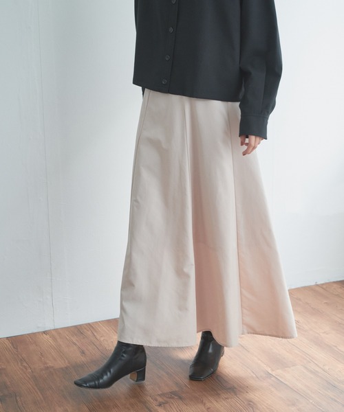 audrey and john wad（オードリーアンドジョンワッド）の「タフタマーメイドフレアスカート（スカート・レディース・レッド/ブラック/ライトベージュ・M/S）」の3枚目の写真