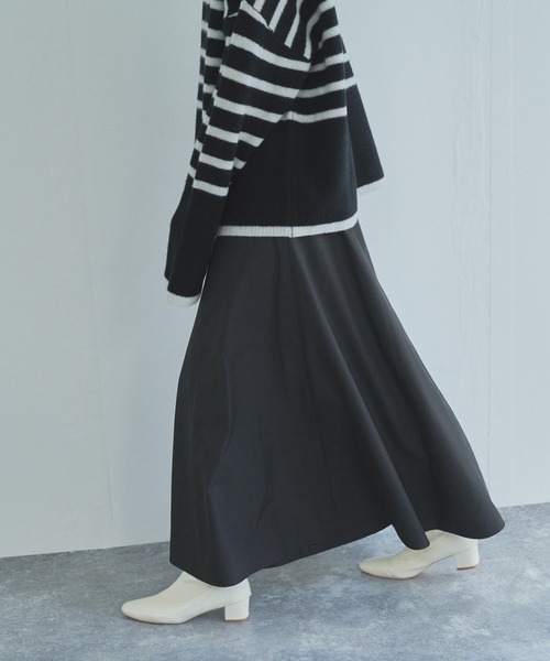 audrey and john wad（オードリーアンドジョンワッド）の「タフタマーメイドフレアスカート（スカート・レディース・レッド/ブラック/ライトベージュ・M/S）」の14枚目の写真