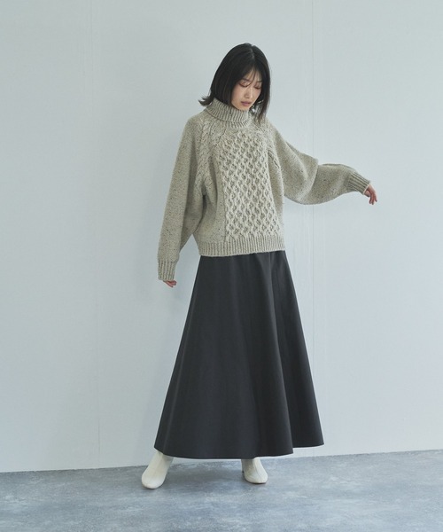 audrey and john wad（オードリーアンドジョンワッド）の「タフタマーメイドフレアスカート（スカート・レディース・レッド/ブラック/ライトベージュ・M/S）」の21枚目の写真