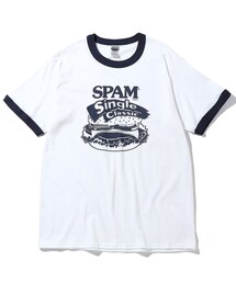 フリークスストア　ハングル文字　SPAM Tシャツ SPUM ハングル刺繍 ロゴTEE/スパム ハングルシシュウ ロゴ 半袖T