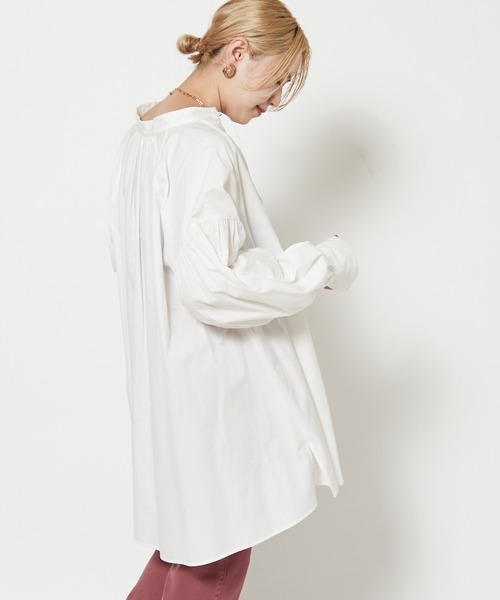 CIAOPANIC（チャオパニック）の「チャーチブラウス（シャツ/ブラウス・レディース・ブラック/オフホワイト/オレンジ・FREE）」の19枚目の写真