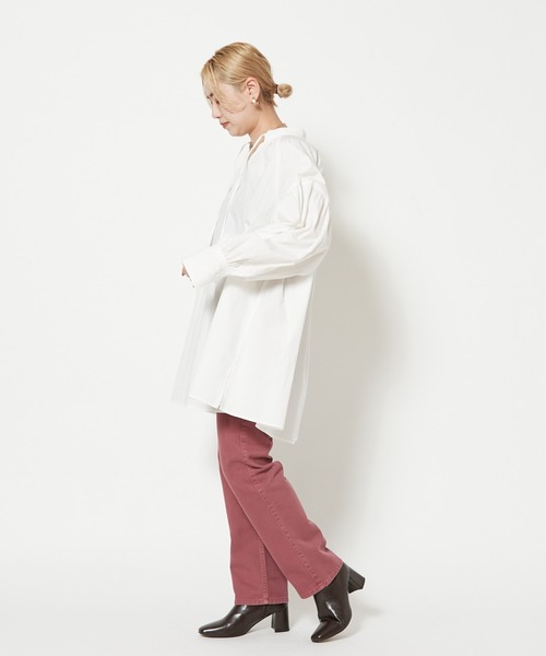 CIAOPANIC（チャオパニック）の「チャーチブラウス（シャツ/ブラウス・レディース・ブラック/オフホワイト/オレンジ・FREE）」の17枚目の写真