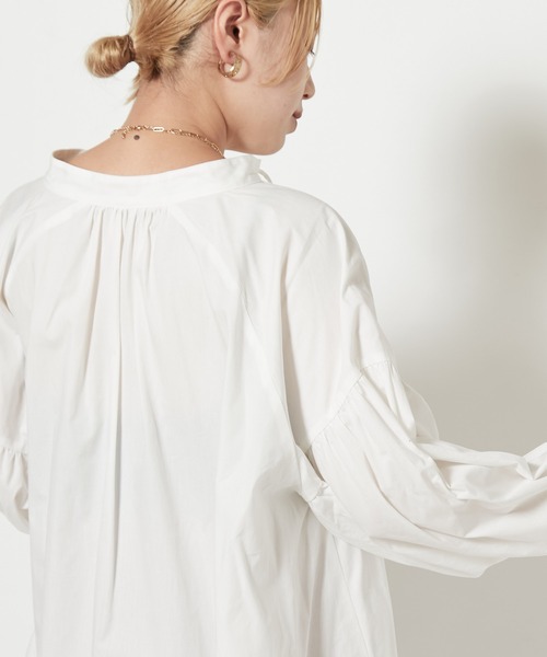 CIAOPANIC（チャオパニック）の「チャーチブラウス（シャツ/ブラウス・レディース・ブラック/オフホワイト/オレンジ・FREE）」の15枚目の写真