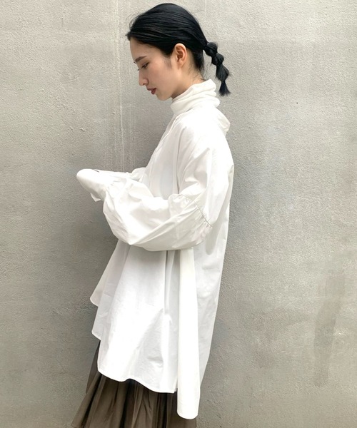 CIAOPANIC（チャオパニック）の「チャーチブラウス（シャツ/ブラウス・レディース・ブラック/オフホワイト/オレンジ・FREE）」の21枚目の写真