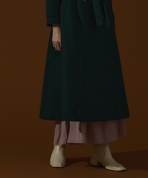 natural couture（ナチュラルクチュール）の「リブニット切替ショートブーツ（ブーツ・レディース・アイボリー/ブラック/ブラウン・MEDIUM/LARGE）」の12枚目の写真