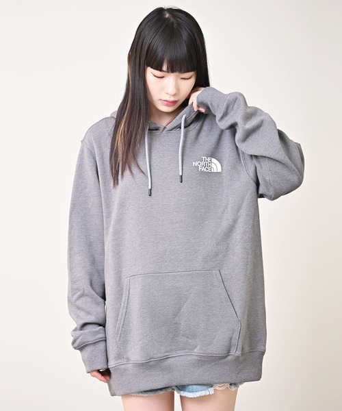 THE NORTH FACE（ザノースフェイス）の「THE NORTH FACE(ザ・ノース・フェイス) NSE ボックスロゴ プルパーカー（パーカー・レディース・ホワイト/ブラック/グレー/インディゴブルー/ブルー・S/M/L/XL）」の16枚目の写真