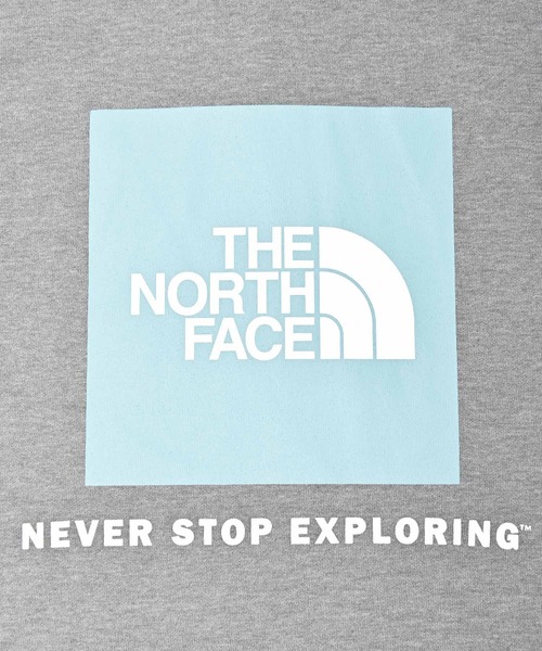 THE NORTH FACE（ザノースフェイス）の「THE NORTH FACE(ザ・ノース・フェイス) NSE ボックスロゴ プルパーカー（パーカー・レディース・ホワイト/ブラック/グレー/インディゴブルー/ブルー・S/M/L/XL）」の11枚目の写真