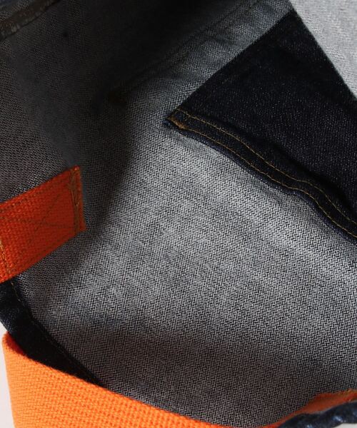 Wrangler（ラングラー）の「【Wrangler】ラングラー MINI TOTE BAG ポケット ミニトートバッグ WM1797（ショルダーバッグ・レディース・インディゴブルー/ダークインディゴブルー/キナリ/レッド/サックスブルー/イエロー・FREE）」の9枚目の写真