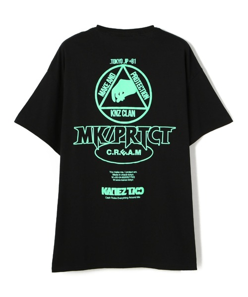 KaneZ(ケインズ)の「KaneZ/ケインズ/H.Y.F TEE/プリントTシャツ(Tシャツ/カットソー・レディース・ブラック/カーキ・FREE)」の2枚目の写真