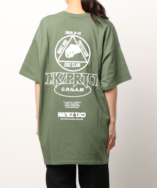 KaneZ(ケインズ)の「KaneZ/ケインズ/H.Y.F TEE/プリントTシャツ(Tシャツ/カットソー・レディース・ブラック/カーキ・FREE)」の6枚目の写真