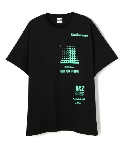 KaneZ(ケインズ)の「KaneZ/ケインズ/H.Y.F TEE/プリントTシャツ(Tシャツ/カットソー・レディース・ブラック/カーキ・FREE)」の9枚目の写真