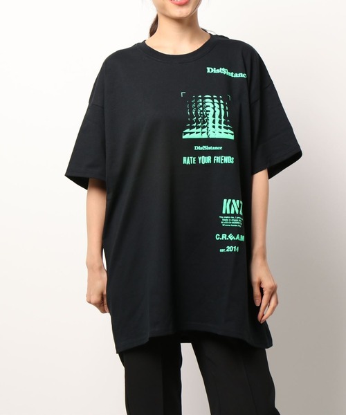 KaneZ(ケインズ)の「KaneZ/ケインズ/H.Y.F TEE/プリントTシャツ(Tシャツ/カットソー・レディース・ブラック/カーキ・FREE)」の18枚目の写真