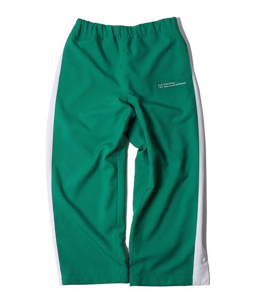 Firsthand（ファーストハンド）の「Firsthand/ファーストハンド MA by Satoshi Mizutani　Athletic snap button pants（その他パンツ・メンズ・グリーン/ブラック・L/M）」の2枚目の写真