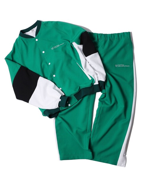 Firsthand（ファーストハンド）の「Firsthand/ファーストハンド MA by Satoshi Mizutani　Athletic snap button pants（その他パンツ・メンズ・グリーン/ブラック・L/M）」の7枚目の写真