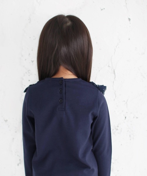 Rora(ローラ)の「ロレアル ロンT(2color)(Tシャツ/カットソー・キッズ・ベージュ/ネイビー・110/130/150/140/120/100)」の9枚目の写真