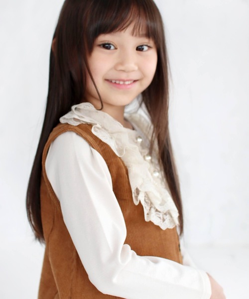 Rora(ローラ)の「ロレアル ロンT(2color)(Tシャツ/カットソー・キッズ・ベージュ/ネイビー・110/130/150/140/120/100)」の15枚目の写真