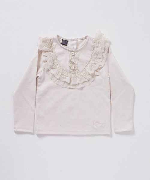Rora(ローラ)の「ロレアル ロンT(2color)(Tシャツ/カットソー・キッズ・ベージュ/ネイビー・110/130/150/140/120/100)」の16枚目の写真