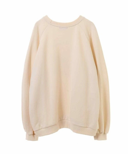 Candy Stripper（キャンディストリッパー）の「BE WITH YOU RAGLAN トップス（スウェット・レディース・アイボリー/ブラック/イエロー・2）」の8枚目の写真