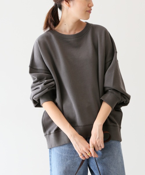 SLOBE IENA（スローブイエナ）の「裏毛ワイドプルオーバー【洗濯