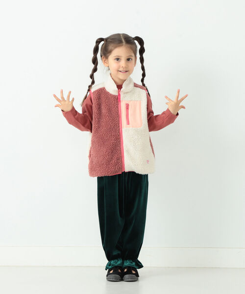 B:MING by BEAMS（ビーミングバイビームス）の「B:MING by BEAMS / ボア リバーシブル ベスト（100~140cm）（ベスト・キッズ・レッド系その他7/ネイビー/その他・100/120/140/110/130）」の18枚目の写真