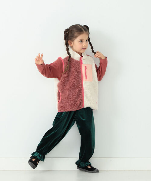 B:MING by BEAMS（ビーミングバイビームス）の「B:MING by BEAMS / ボア リバーシブル ベスト（100~140cm）（ベスト・キッズ・レッド系その他7/ネイビー/その他・100/120/140/110/130）」の19枚目の写真