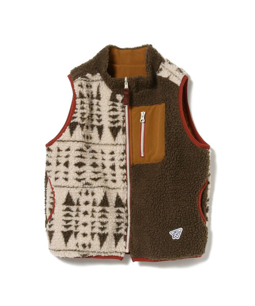 B:MING by BEAMS（ビーミングバイビームス）の「B:MING by BEAMS / ボア リバーシブル ベスト（100~140cm）（ベスト・キッズ・レッド系その他7/ネイビー/その他・100/120/140/110/130）」の10枚目の写真