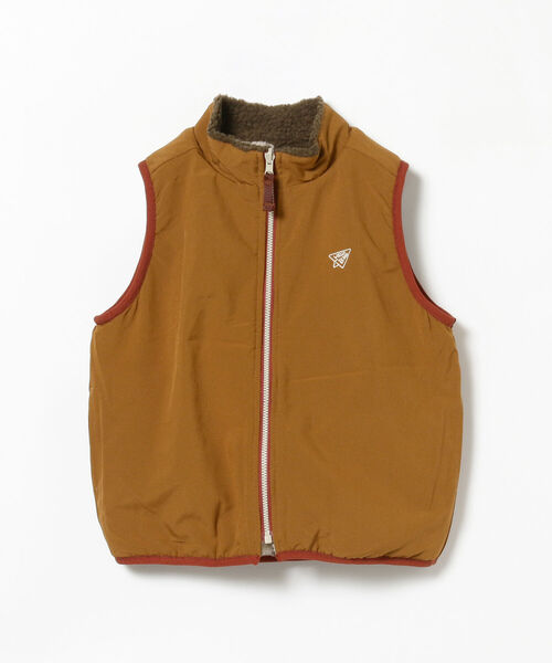 B:MING by BEAMS（ビーミングバイビームス）の「B:MING by BEAMS / ボア リバーシブル ベスト（100~140cm）（ベスト・キッズ・レッド系その他7/ネイビー/その他・100/120/140/110/130）」の12枚目の写真