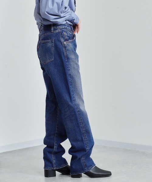 cepo(セポ)の「セルビッチデニム レギュラーストレート 21AW(デニムパンツ・レディース・ブルー系1/ブルー系6/ネイビー/ブルー系2・SS/S/M/L)」の10枚目の写真