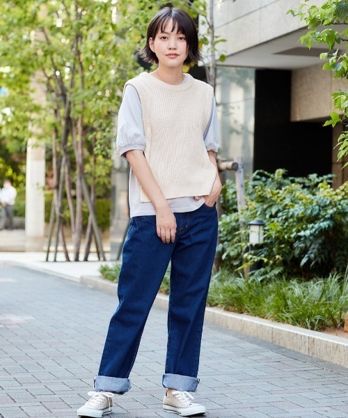 cepo(セポ)の「セルビッチデニム レギュラーストレート 21AW(デニムパンツ・レディース・ブルー系1/ブルー系6/ネイビー/ブルー系2・SS/S/M/L)」の17枚目の写真