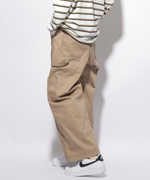 PBLIM（ページボーイリム）の「【PAGEBOYLIM】ステッチワイドパンツ（その他パンツ・レディース・ベージュ/ブラック・MEDIUM/LARGE）」の11枚目の写真