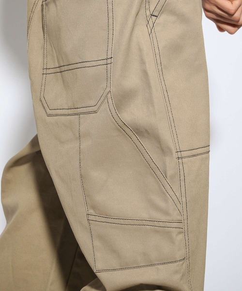 PBLIM（ページボーイリム）の「【PAGEBOYLIM】ステッチワイドパンツ（その他パンツ・レディース・ベージュ/ブラック・MEDIUM/LARGE）」の16枚目の写真