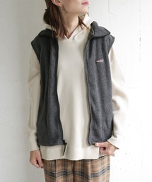 URBAN RESEARCH DOORS | SUNRISE MILL　Full zip vest fleece(ベスト)