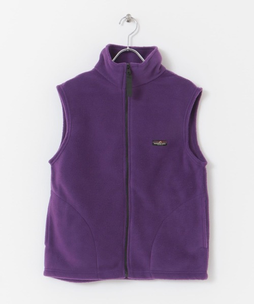 URBAN RESEARCH DOORS（アーバンリサーチドアーズ）の「SUNRISE MILL　Full zip vest fleece（ベスト・レディース・チャコールグレー/パープル・ONE）」の6枚目の写真