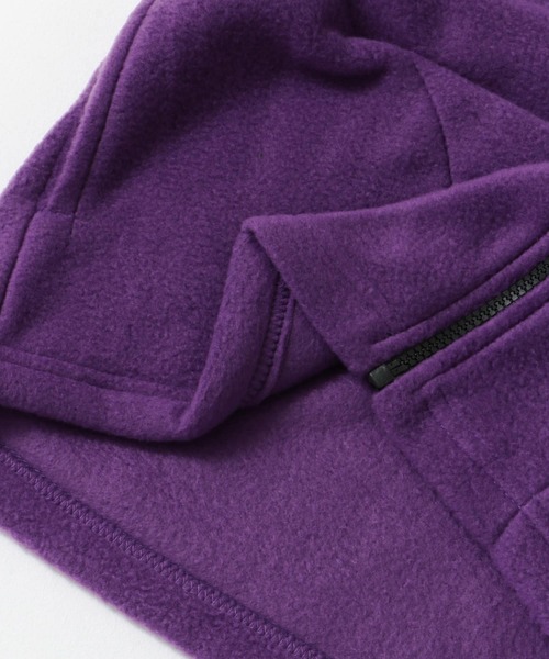URBAN RESEARCH DOORS（アーバンリサーチドアーズ）の「SUNRISE MILL　Full zip vest fleece（ベスト・レディース・チャコールグレー/パープル・ONE）」の7枚目の写真