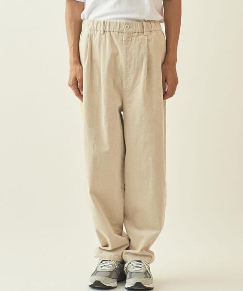 info. BEAUTY&YOUTH(インフォビューティアンドユース)の「【WEB限定】<info. BEAUTY&YOUTH> コーデュロイ バルーン イージーパンツ(その他パンツ・メンズ・ブラック/ナチュラル/ダークグレー・S/M/L)」の4枚目の写真