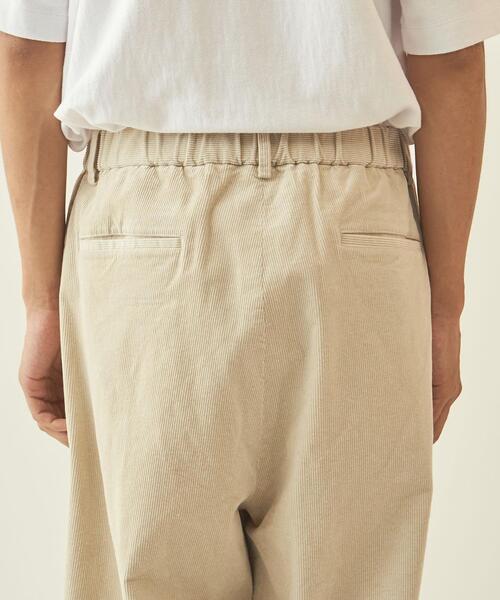 info. BEAUTY&YOUTH(インフォビューティアンドユース)の「【WEB限定】<info. BEAUTY&YOUTH> コーデュロイ バルーン イージーパンツ(その他パンツ・メンズ・ブラック/ナチュラル/ダークグレー・S/M/L)」の7枚目の写真