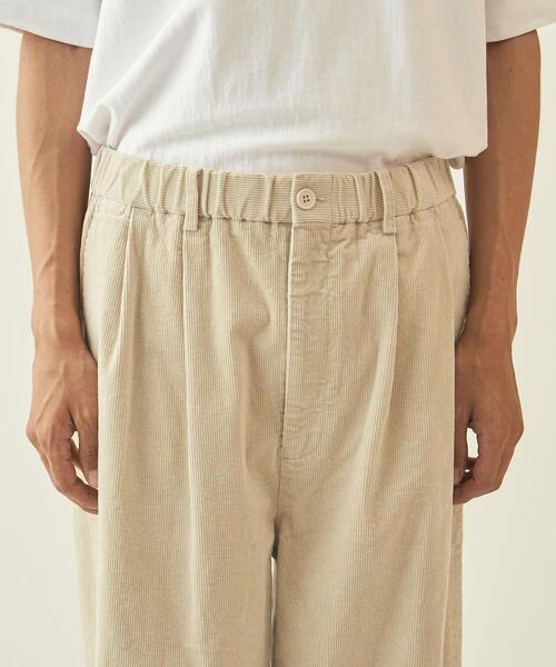 info. BEAUTY&YOUTH(インフォビューティアンドユース)の「【WEB限定】<info. BEAUTY&YOUTH> コーデュロイ バルーン イージーパンツ(その他パンツ・メンズ・ブラック/ナチュラル/ダークグレー・S/M/L)」の8枚目の写真