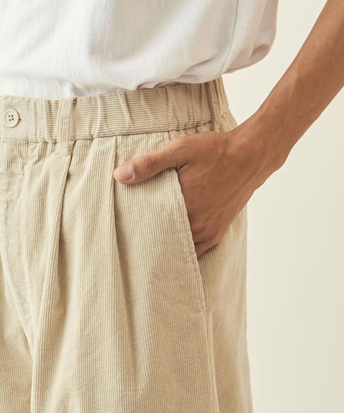 info. BEAUTY&YOUTH(インフォビューティアンドユース)の「【WEB限定】<info. BEAUTY&YOUTH> コーデュロイ バルーン イージーパンツ(その他パンツ・メンズ・ブラック/ナチュラル/ダークグレー・S/M/L)」の9枚目の写真