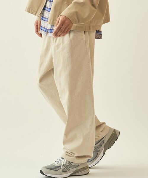 info. BEAUTY&YOUTH(インフォビューティアンドユース)の「【WEB限定】<info. BEAUTY&YOUTH> コーデュロイ バルーン イージーパンツ(その他パンツ・メンズ・ブラック/ナチュラル/ダークグレー・S/M/L)」の15枚目の写真