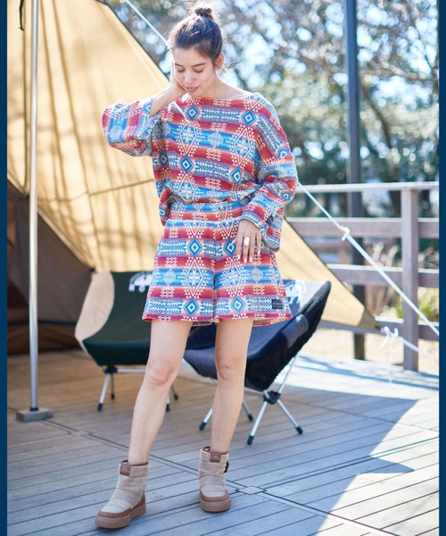 PENDLETON（ペンドルトン）の「PENDLETON SHORTS/ロキシーペンドルトンショートパンツ（その他パンツ・レディース・ブラック/レッド・SMALL/MEDIUM/LARGE）」の7枚目の写真