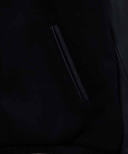 ADAM ET ROPE'（アダムエロペ）の「〈SHARE CLOSETシリーズ〉オーバーサイズ アワードジャケット/UNISEX（スタジャン・メンズ・ブラック/イエロー系その他3・M/L）」の14枚目の写真