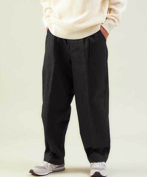 green label relaxing（グリーンレーベルリラクシング）の「＜SEGMENT（セグメント）＞チノ リラックス パンツ（チノパンツ・メンズ・ブラック/ベージュ・2/1/3）」の2枚目の写真