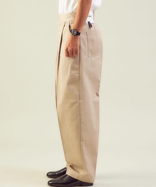 green label relaxing（グリーンレーベルリラクシング）の「＜SEGMENT（セグメント）＞チノ リラックス パンツ（チノパンツ・メンズ・ブラック/ベージュ・2/1/3）」の11枚目の写真