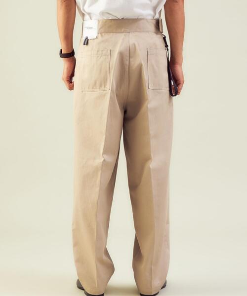 green label relaxing（グリーンレーベルリラクシング）の「＜SEGMENT（セグメント）＞チノ リラックス パンツ（チノパンツ・メンズ・ブラック/ベージュ・2/1/3）」の3枚目の写真