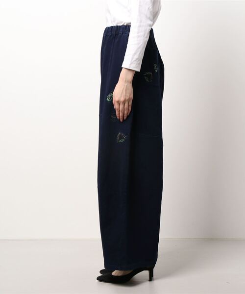 チャイハネ（チャイハネ）の「【チャイハネ】grn×Amina セドキャンMEN'Sワイドパンツ（スウェットパンツ・メンズ・ブラック/インディゴブルー・FREE）」の4枚目の写真