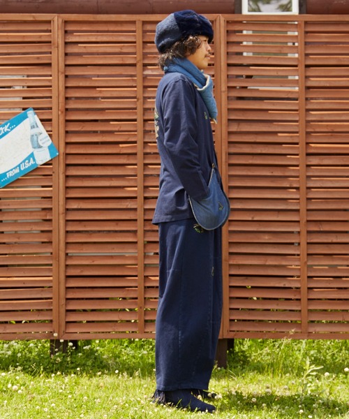 チャイハネ（チャイハネ）の「【チャイハネ】grn×Amina セドキャンMEN'Sワイドパンツ（スウェットパンツ・メンズ・ブラック/インディゴブルー・FREE）」の7枚目の写真