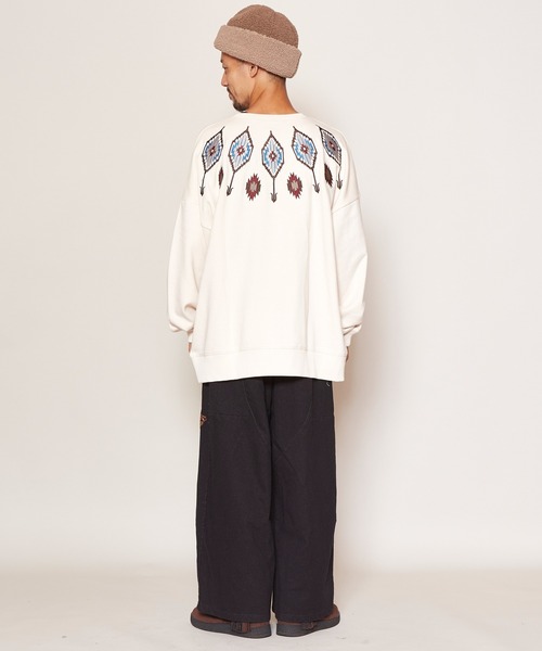 チャイハネ（チャイハネ）の「【チャイハネ】grn×Amina セドキャンMEN'Sワイドパンツ（スウェットパンツ・メンズ・ブラック/インディゴブルー・FREE）」の15枚目の写真