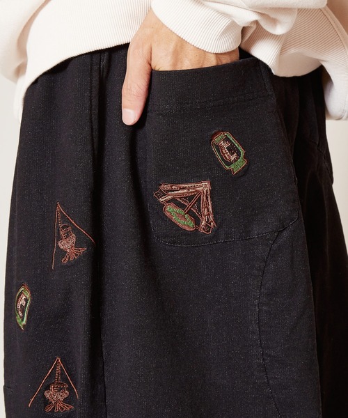 チャイハネ（チャイハネ）の「【チャイハネ】grn×Amina セドキャンMEN'Sワイドパンツ（スウェットパンツ・メンズ・ブラック/インディゴブルー・FREE）」の16枚目の写真